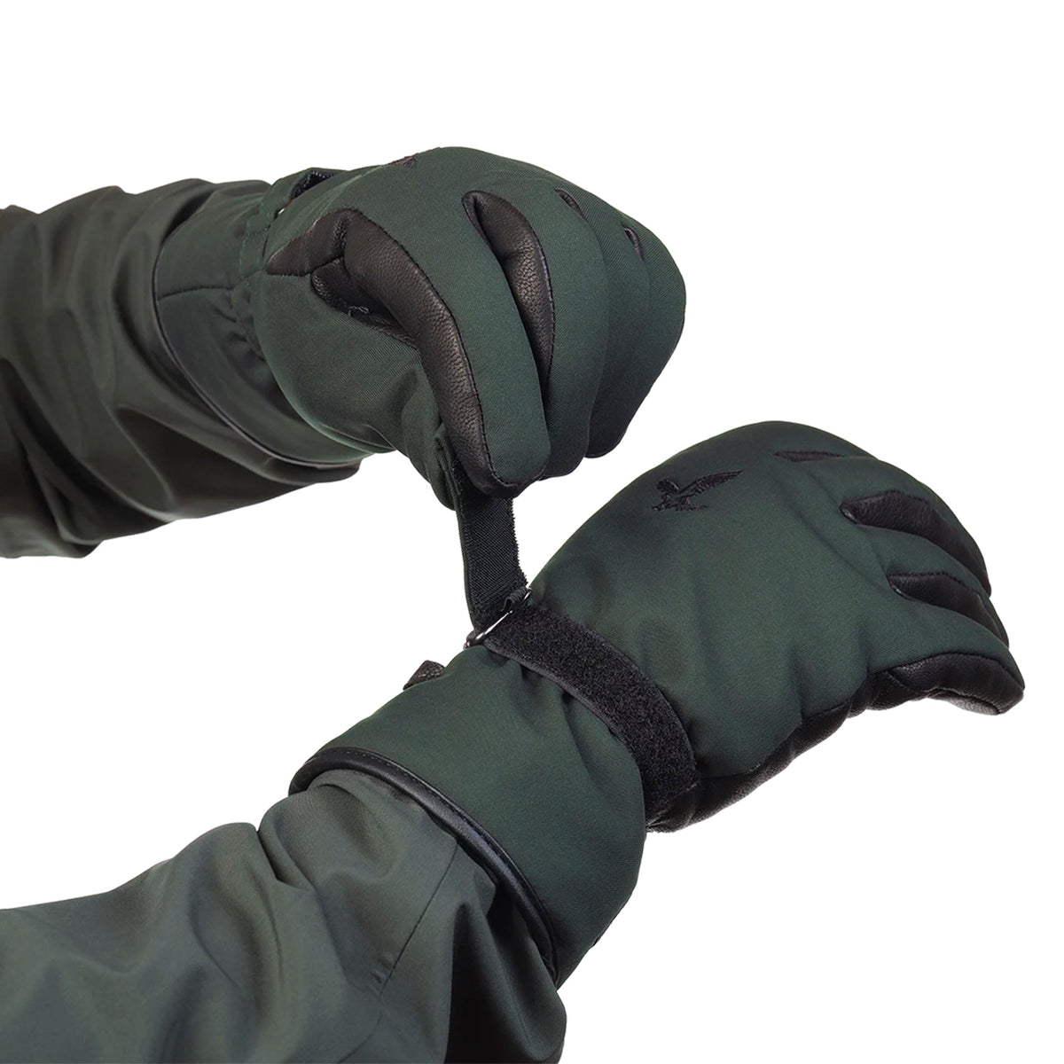 Guantes de invierno Swarovski Optik IG Insulated - Verde oscuro