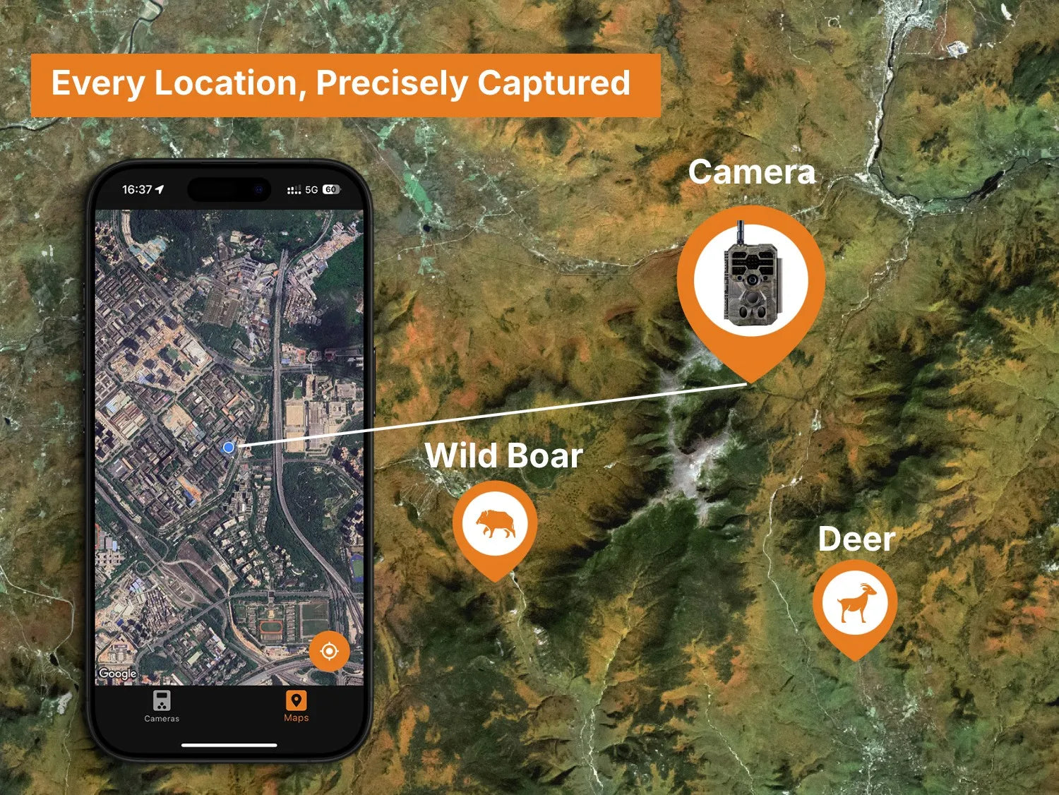 Cámara de fototrampeo GardePro X80GL 4K 4G con GPS