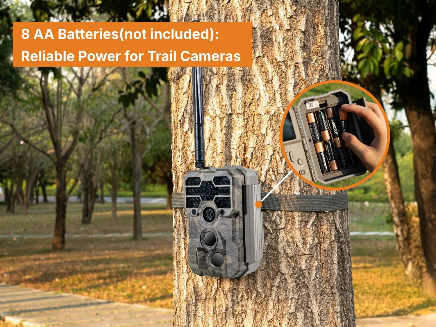 Cámara de fototrampeo GardePro X80GL 4K 4G con GPS