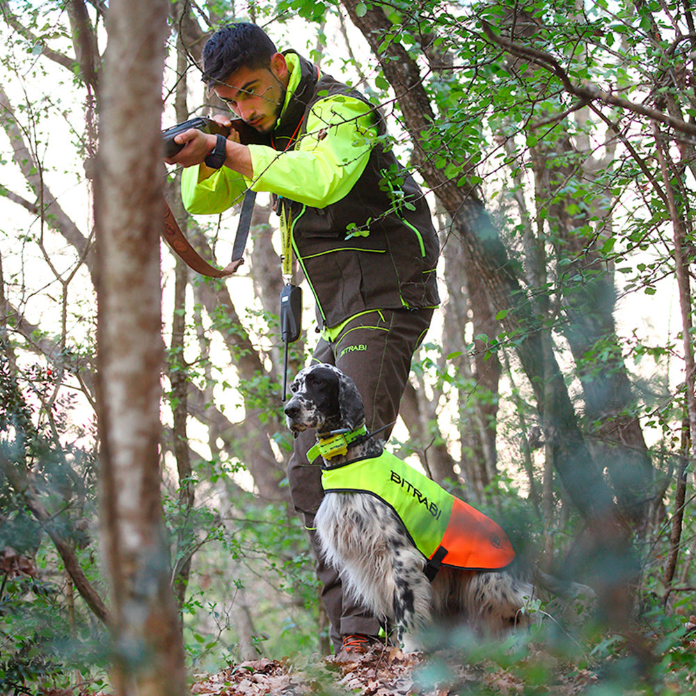 Capa de Alta Visibilidad para Perros de Caza BITRABI Sicur Dog Ferma