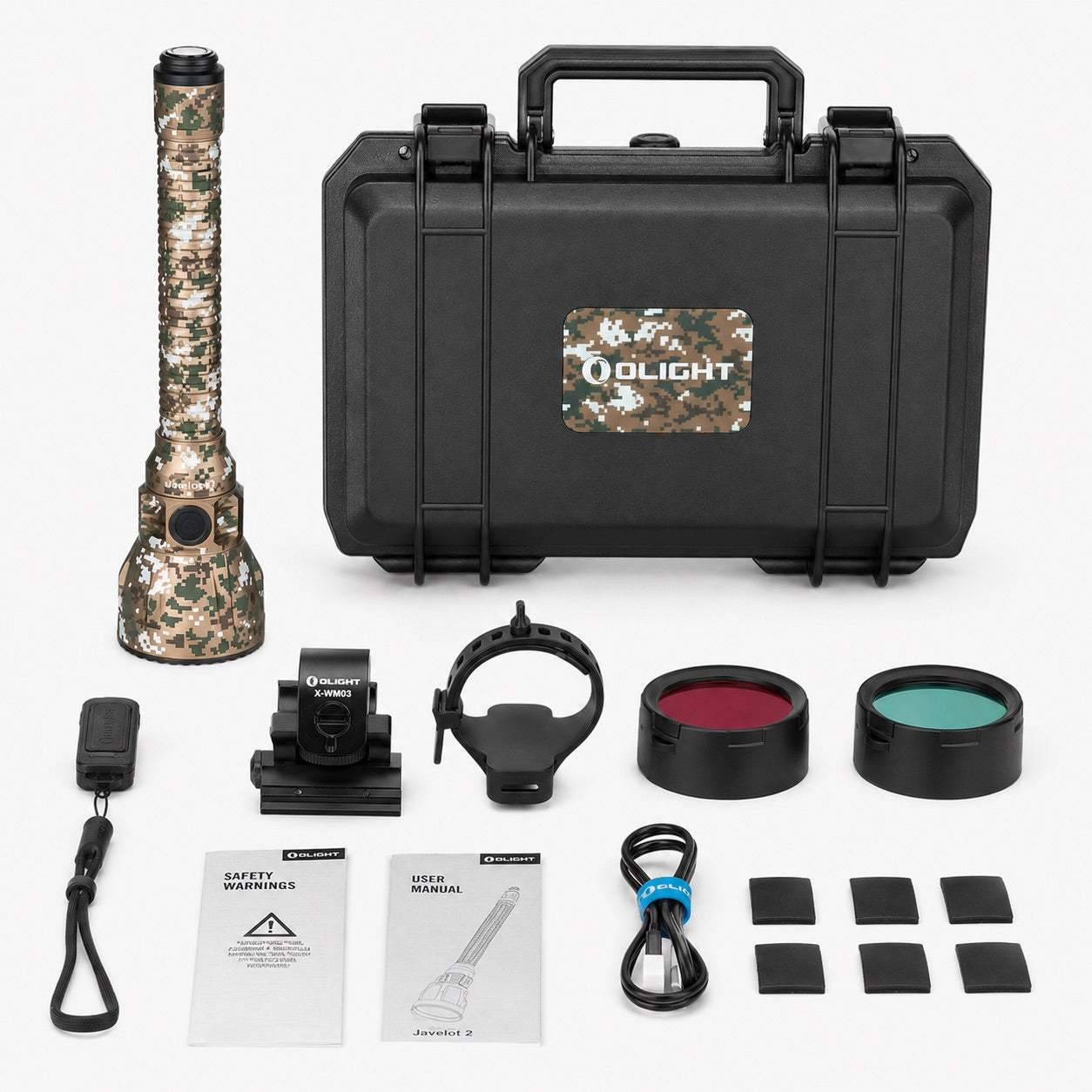 Kit Linterna Javelot Turbo 2 recargable OLight 1800 lúmenes