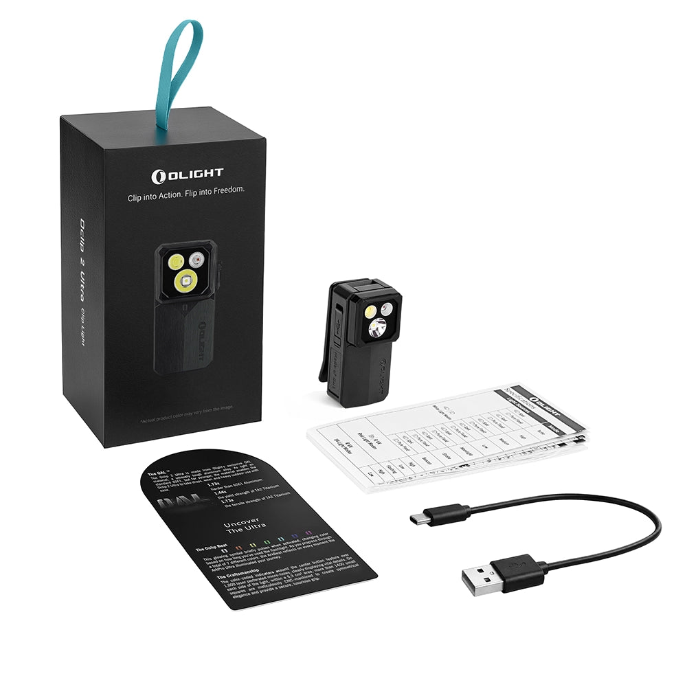 Linterna articulada Olight Oclip 2 Ultra 450 lúmenes