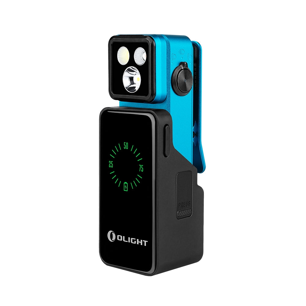 Linterna articulada UV Olight Oclip 2 Pro Premium 400 lúmenes