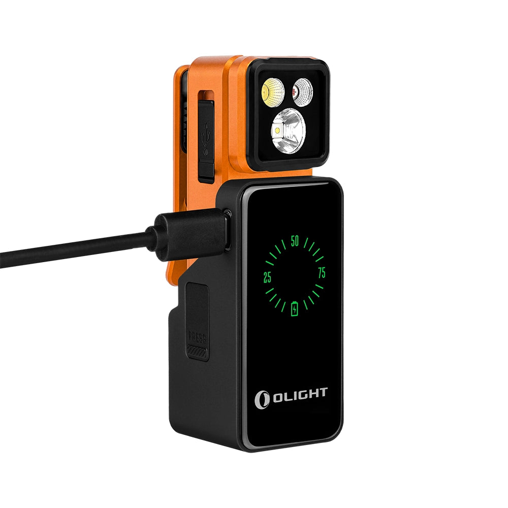 Linterna articulada UV Olight Oclip 2 Pro Premium 400 lúmenes