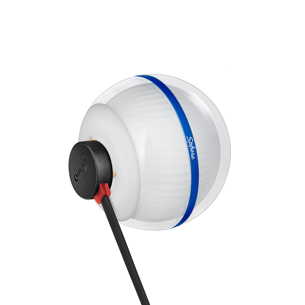 Luz LED portátil multicolor Olight Sphere con control Bluetooth