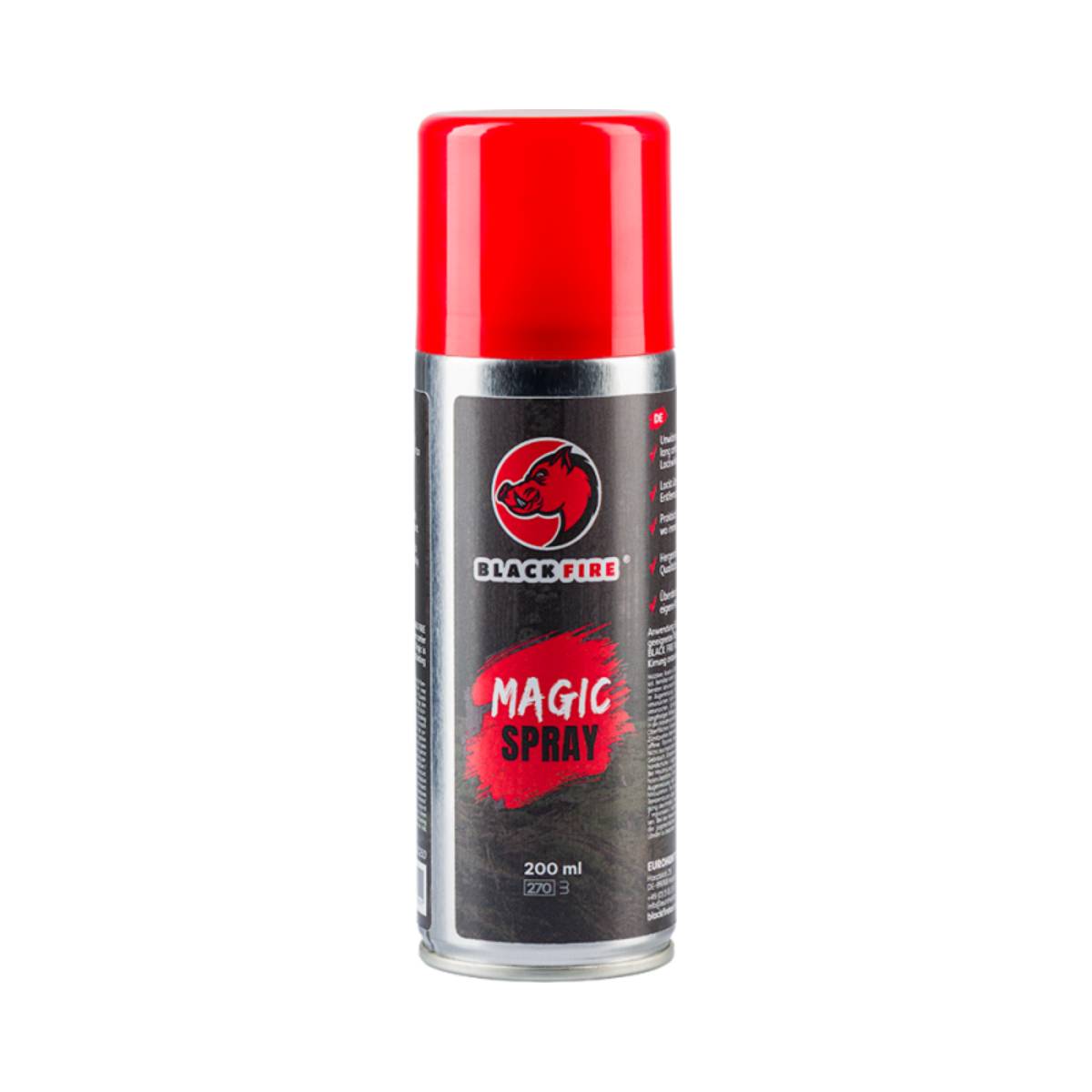 Atrayente para Caza Magic Spray Aroma Black Fire 200 ml