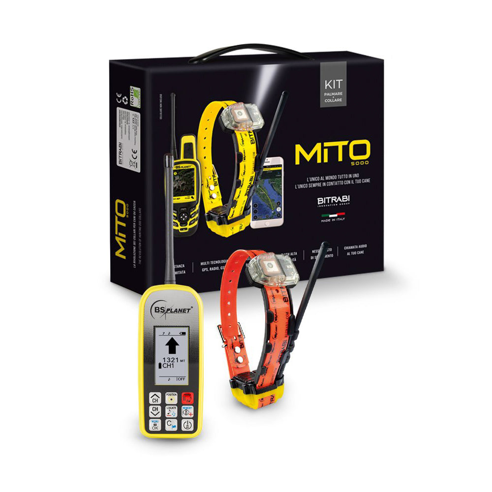 Kit GPS GSM para Perros de Caza BITRABI Mito 5300 + BS103 Legend