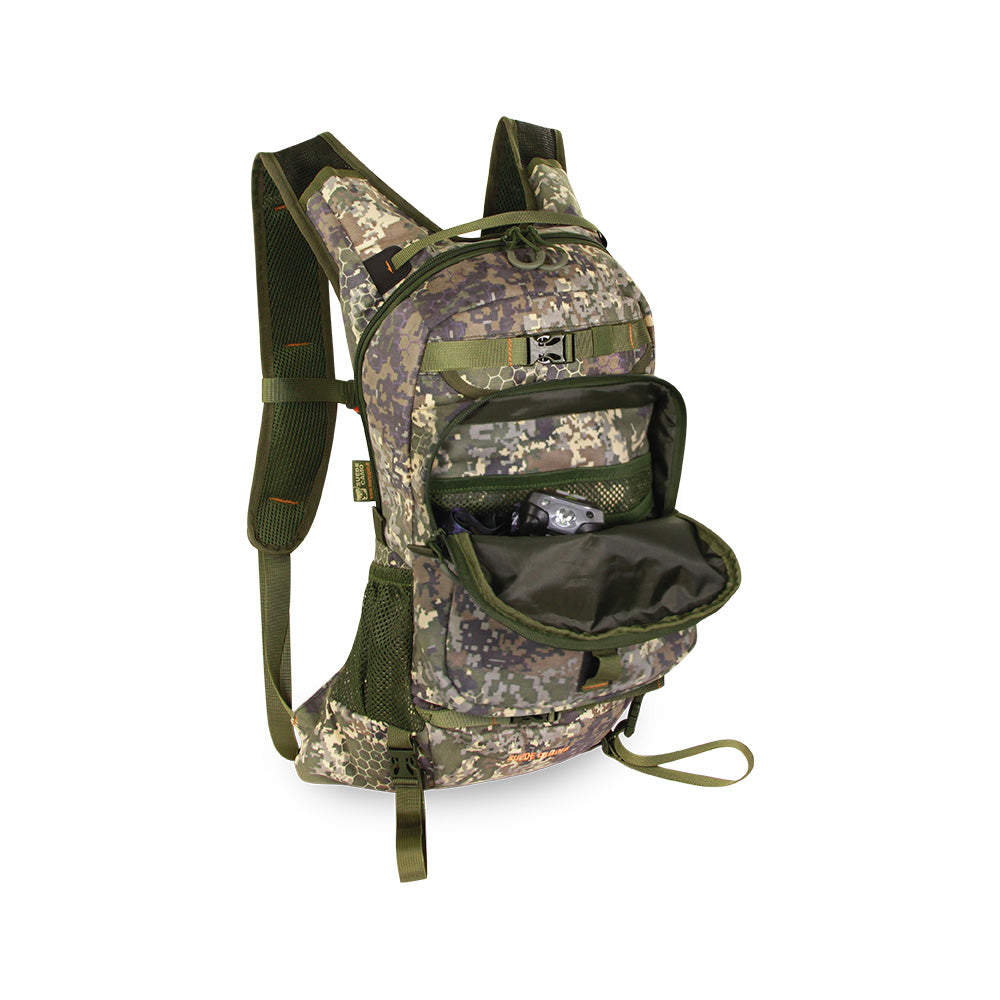 Mochila de caza porta rifle Nature by Marsupio Suede Camo 18 Litros