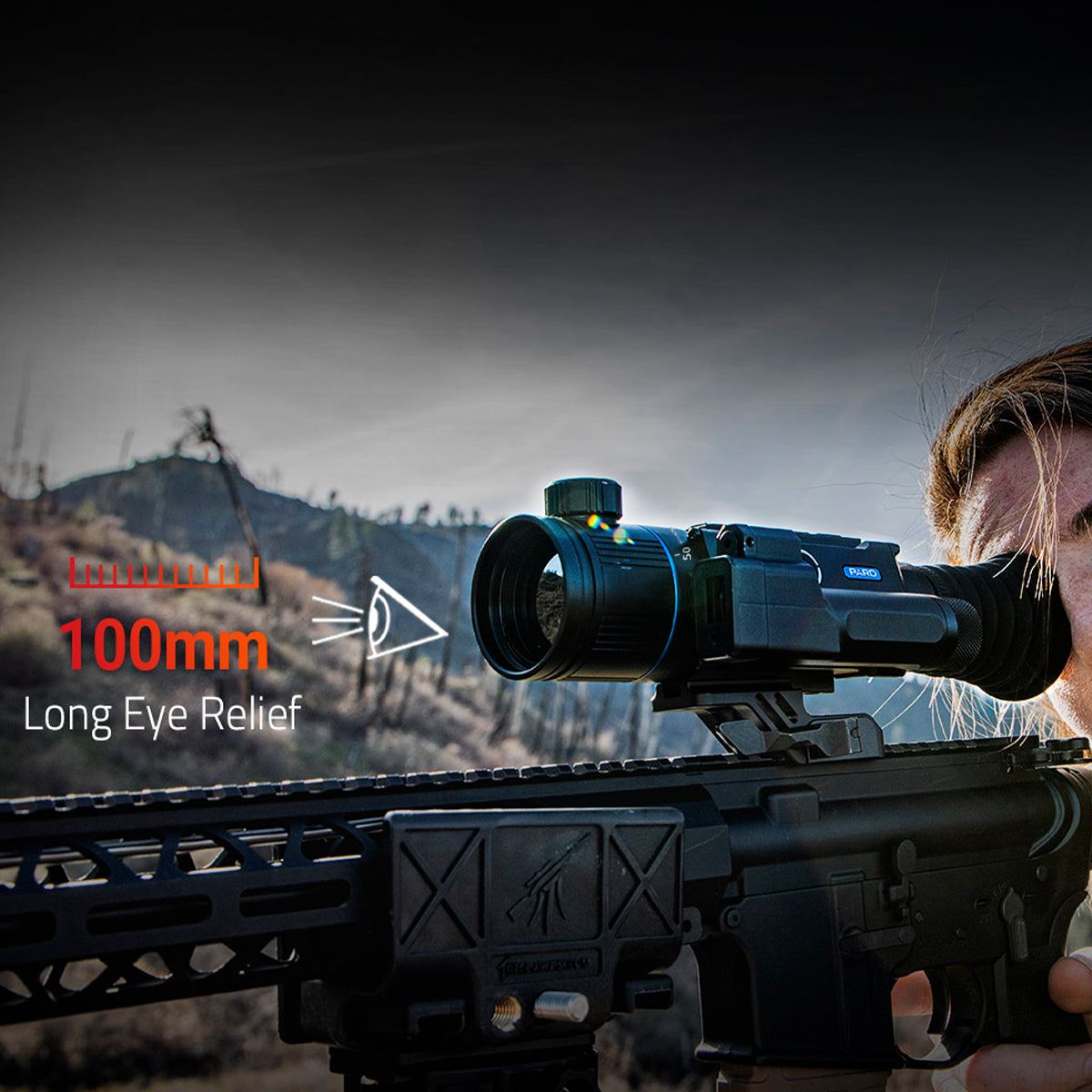Visor térmico dual PARD Ocelot 640 ZOOM con LRF