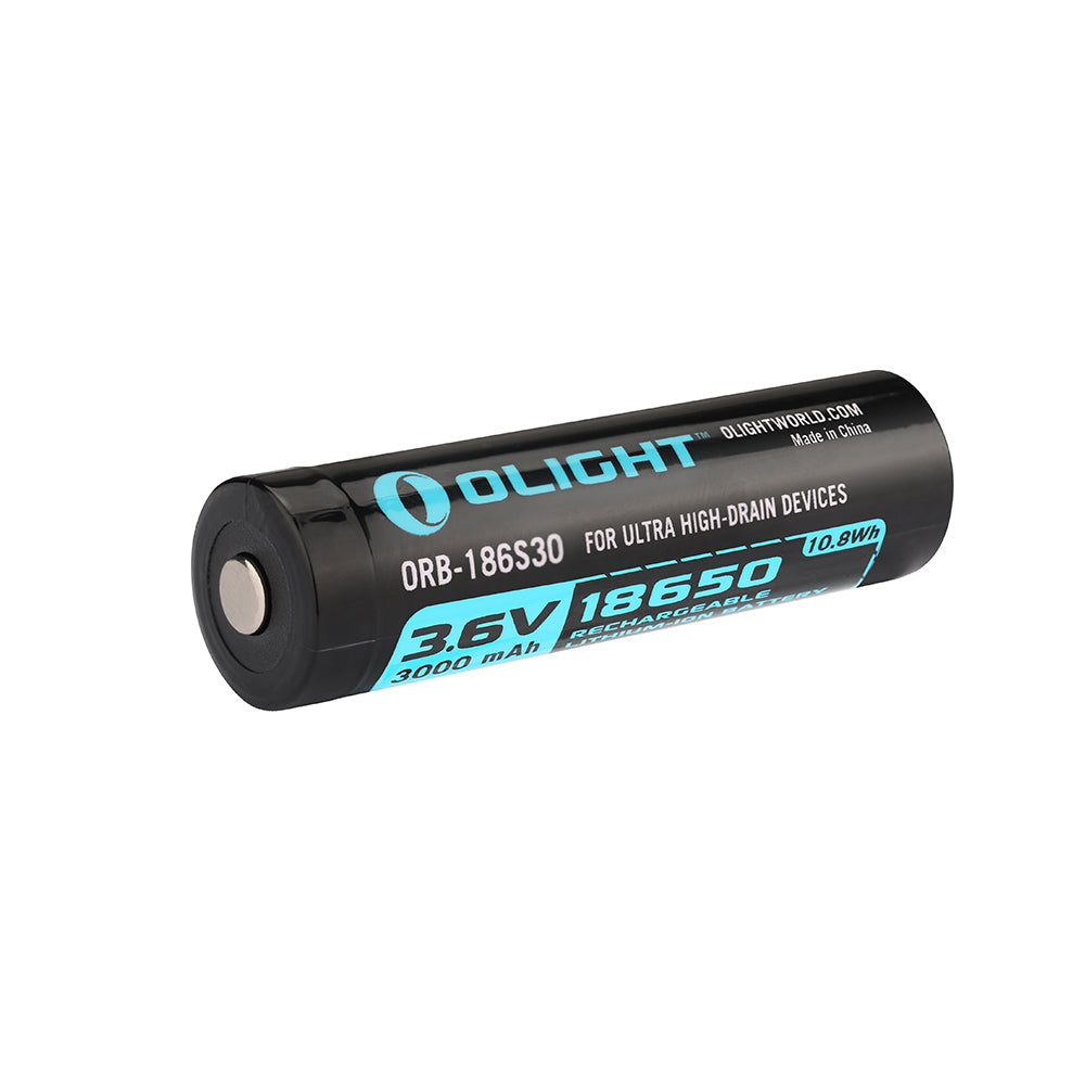 Pila recargable 18650 3000 mAh HDC con PCB Olight