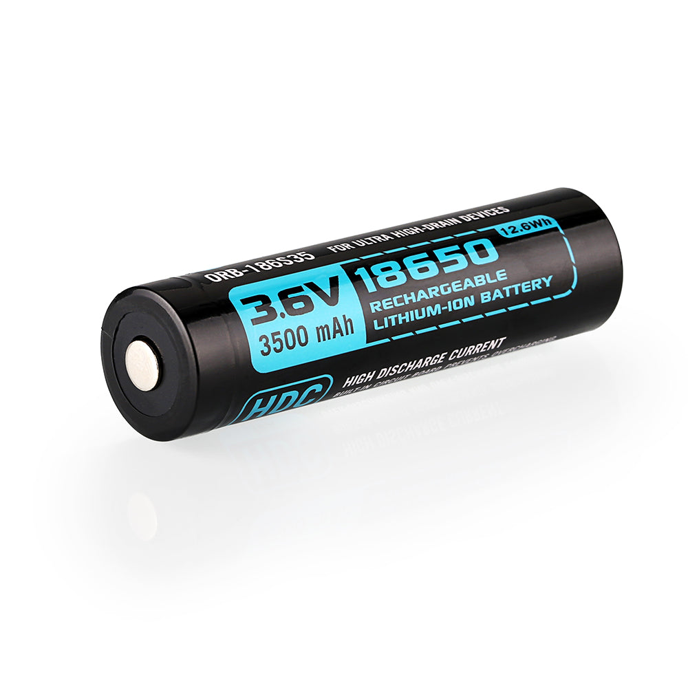 Pila recargable 18650 3500 mAh HDC con PCB Olight