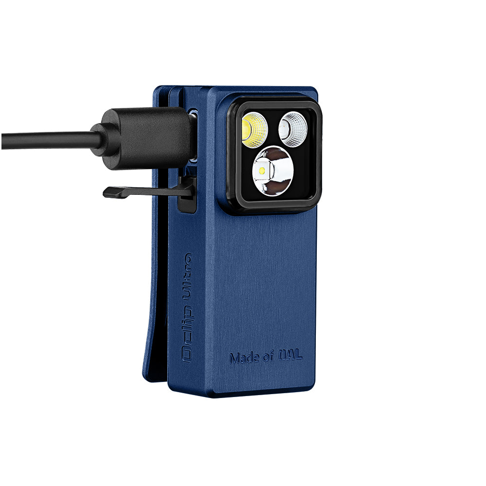 Linterna EDC Inundación + Foco + UV Olight Oclip Ultra 530 lúmenes