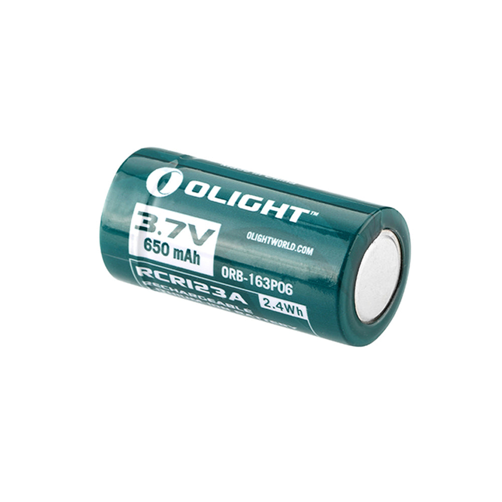 Pack de 2 pilas recargables Olight RCR123A 650 mAh 3.7V