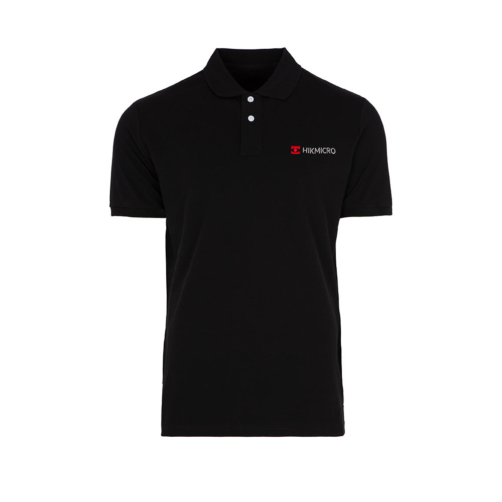 Polo de manga corta en color negro de HIKMICRO - imagen principal