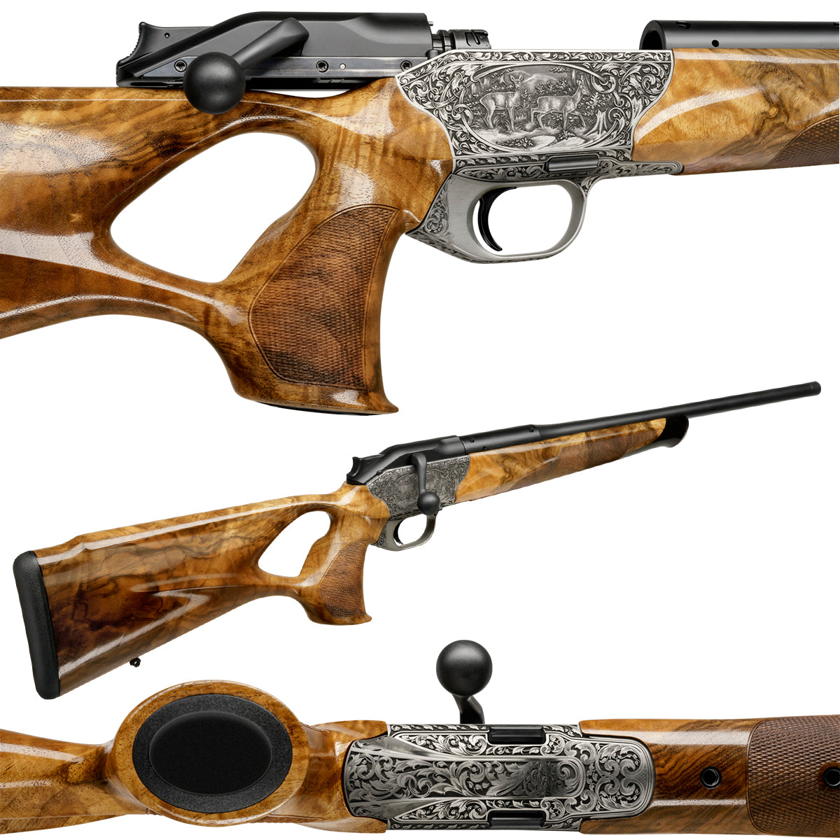 Rifle de cerrojo rectilíneo BLASER R8 Success Grand Luxe
