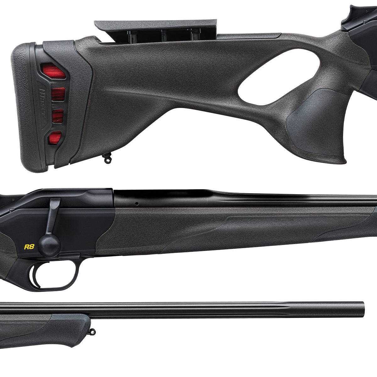 Rifle de cerrojo rectilíneo BLASER R8 Ultimate X Leather