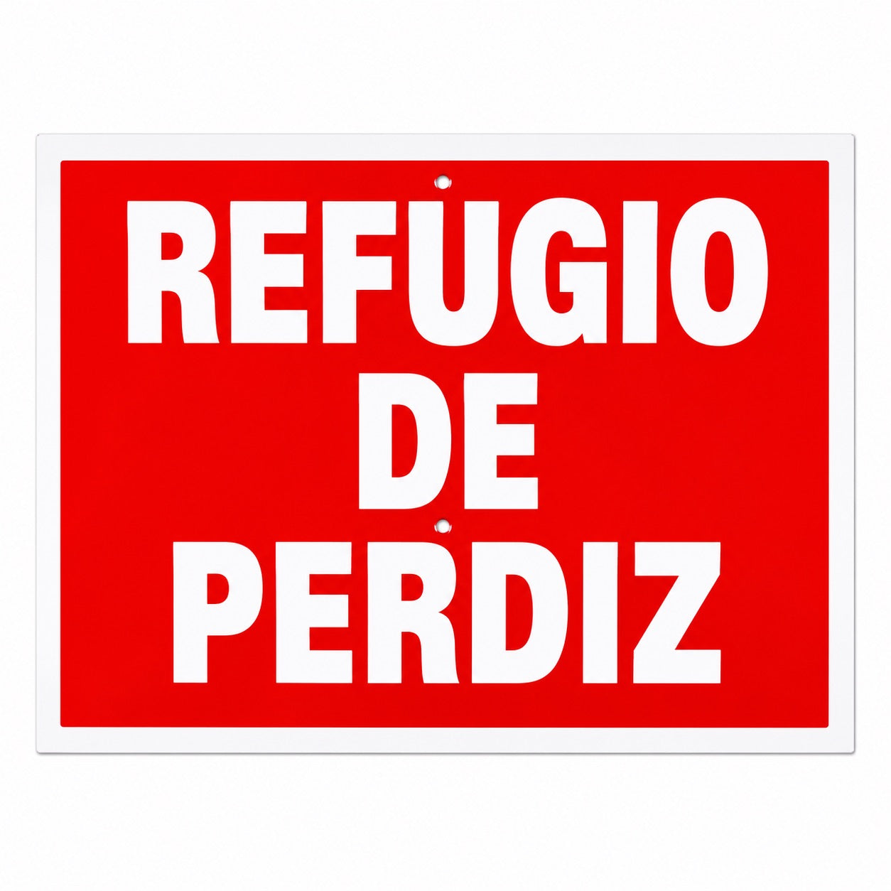 Tablilla Refugio de Perdiz España 30x20 cm