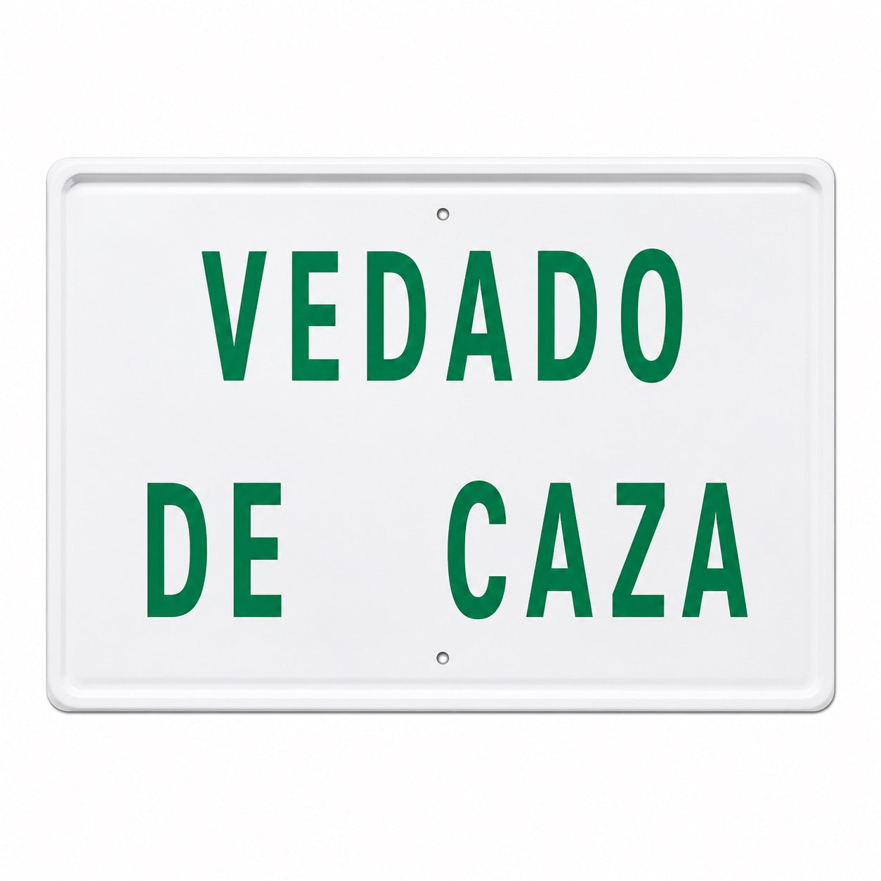 Tablilla Vedado de Caza España 50x33 cm