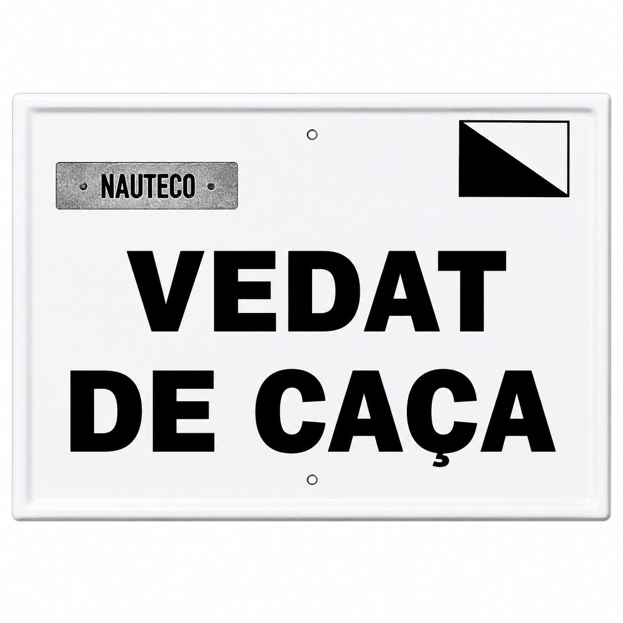 Tablilla Vedat de Caça Comunidad Valenciana 50x33 cm
