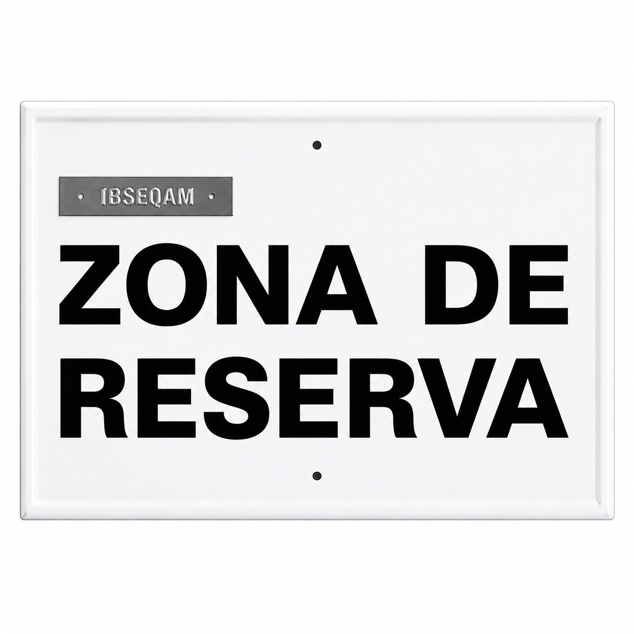 Tablilla Zona de Reserva Comunidad Valenciana 50x33 cm