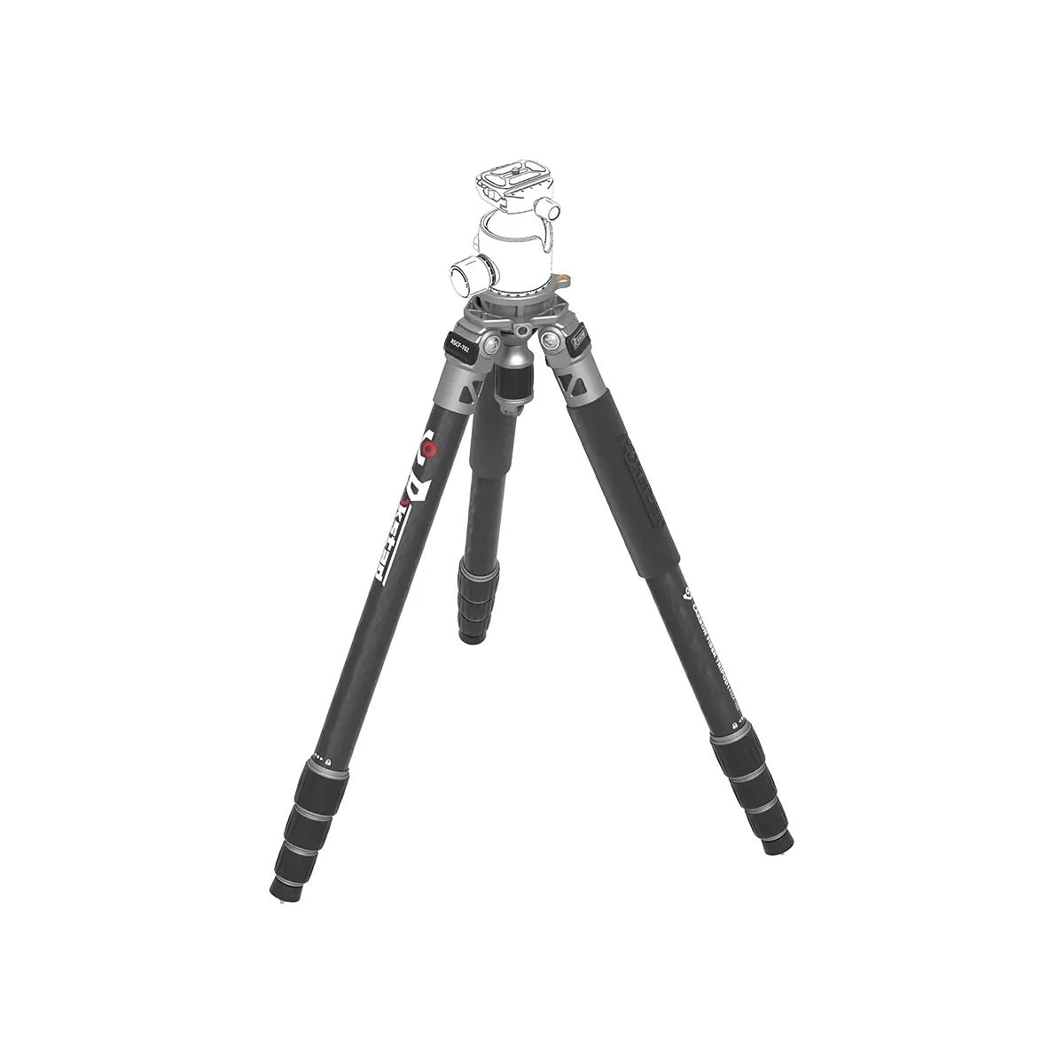 Trípode Vector Optics Rokstad de fibra de carbono