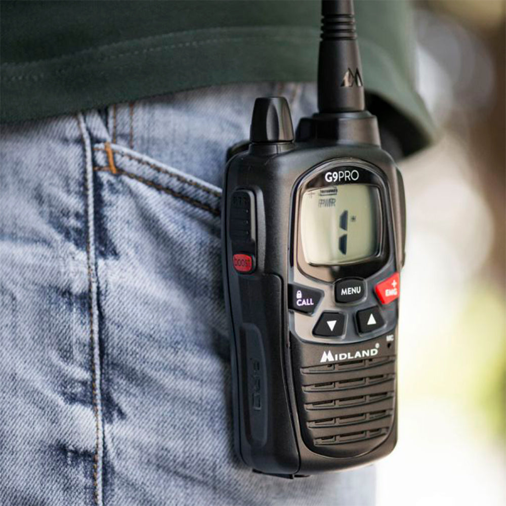 Walkie Talkie MIDLAND G9 Pro bibanda PMR446/ LPD