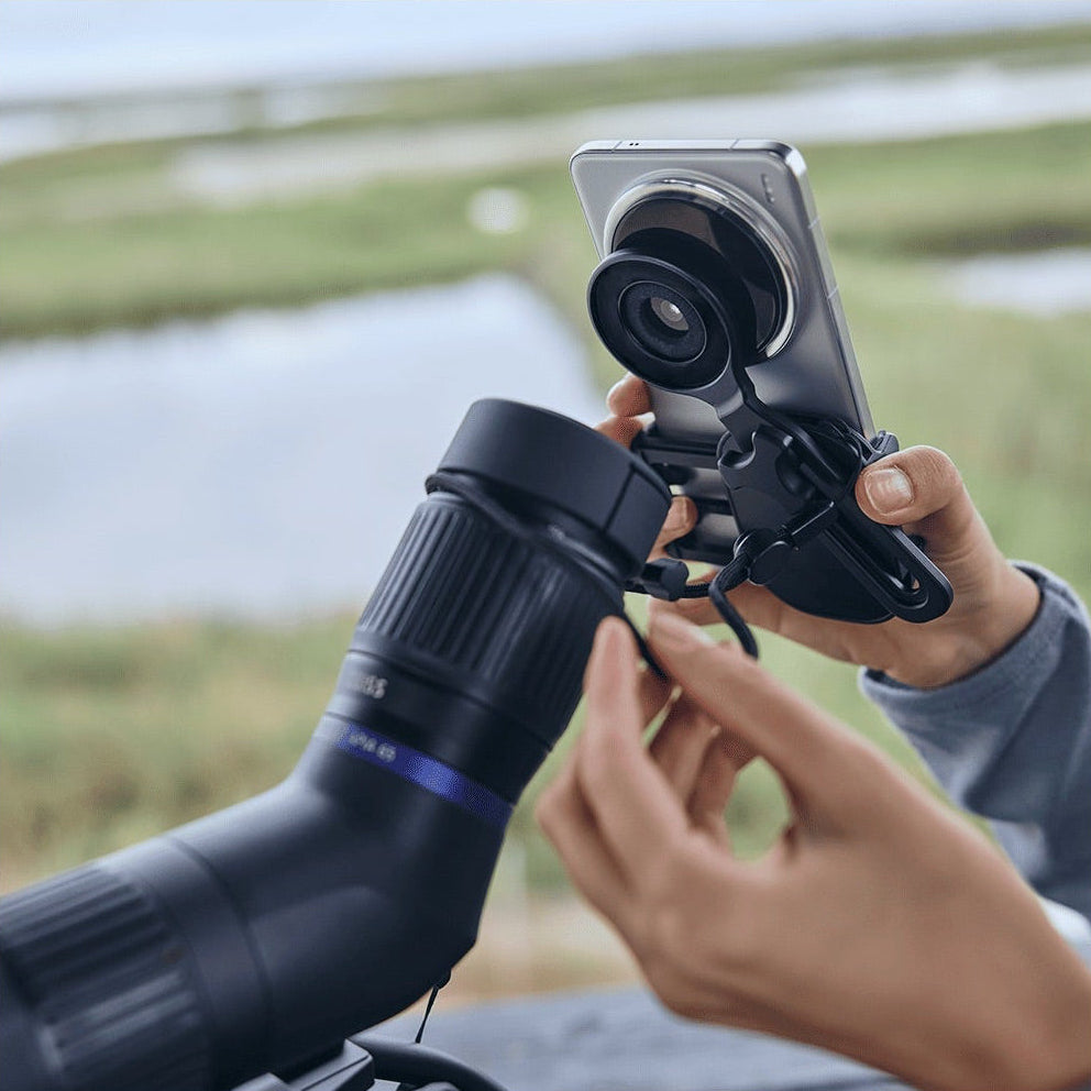 Adaptador ZEISS de digiscoping para smartphone