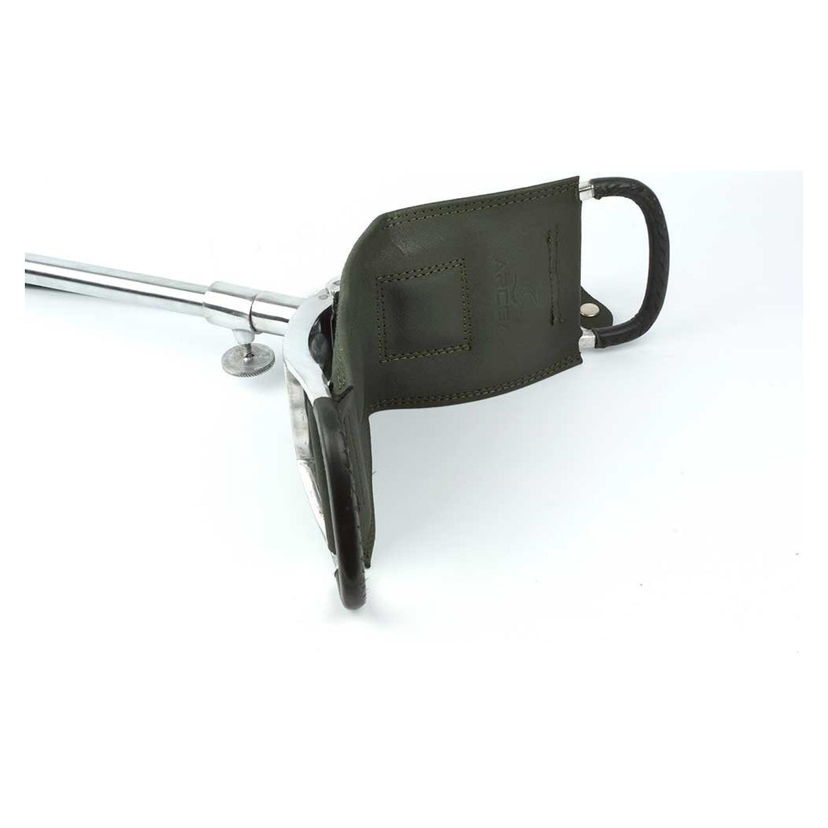 Bastón asiento de acero y piel ARCEA · vista 3