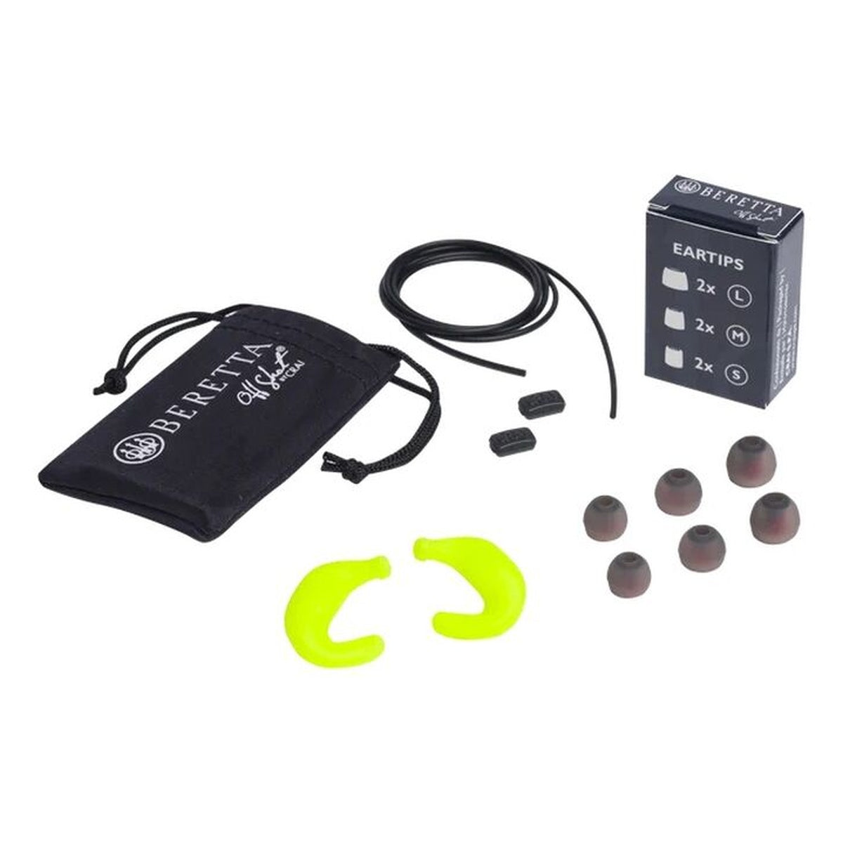 Tapones de protección auditiva Beretta Mini Headset E2 32 dB — Amarillo flúor