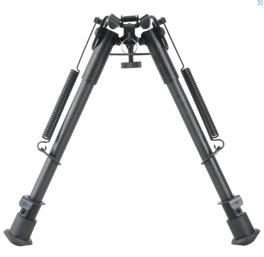 Bípode de fibra de carbono Vector Optics con resorte 9-13,5"