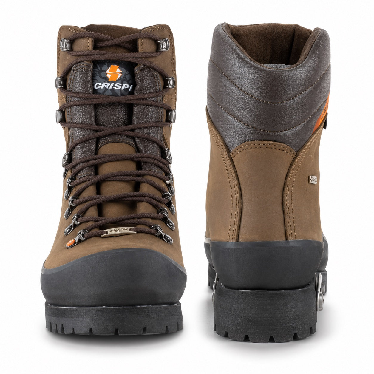 Botas de alta montaña CRISPI Super Granite GTX Forest con crampón integrado