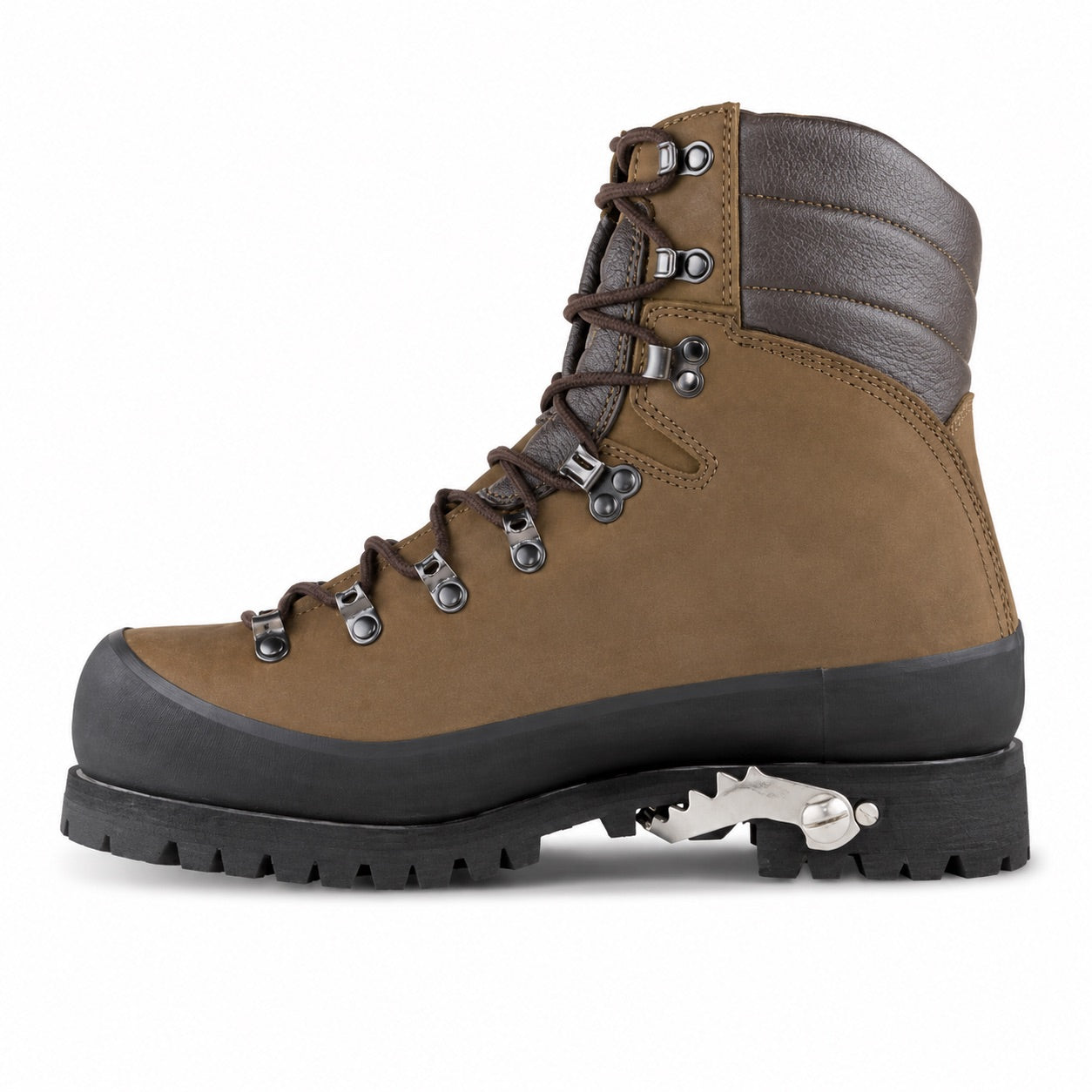 Botas de alta montaña CRISPI Super Granite GTX Forest con crampón integrado