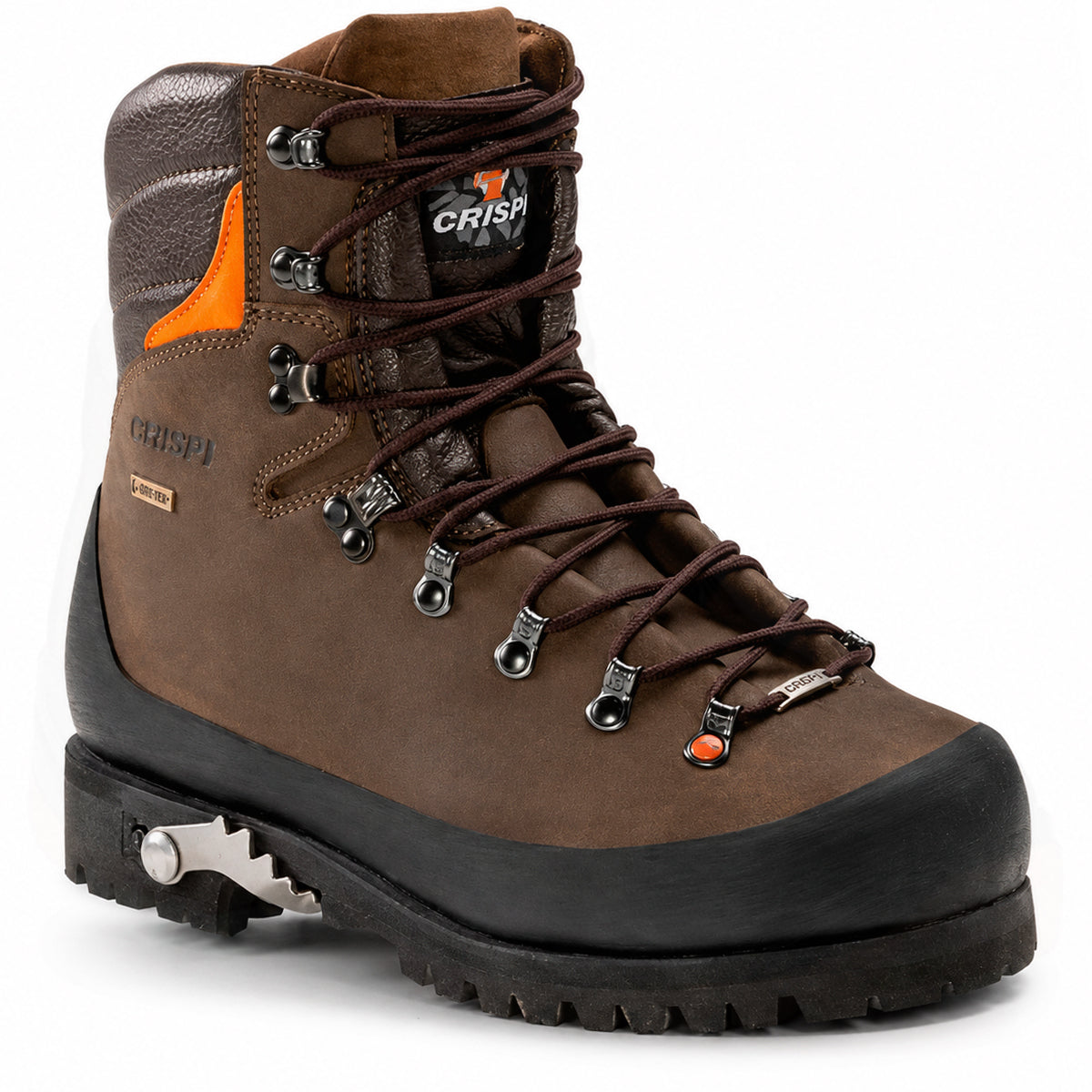 Botas de alta montaña CRISPI Super Granite GTX Forest con crampón integrado
