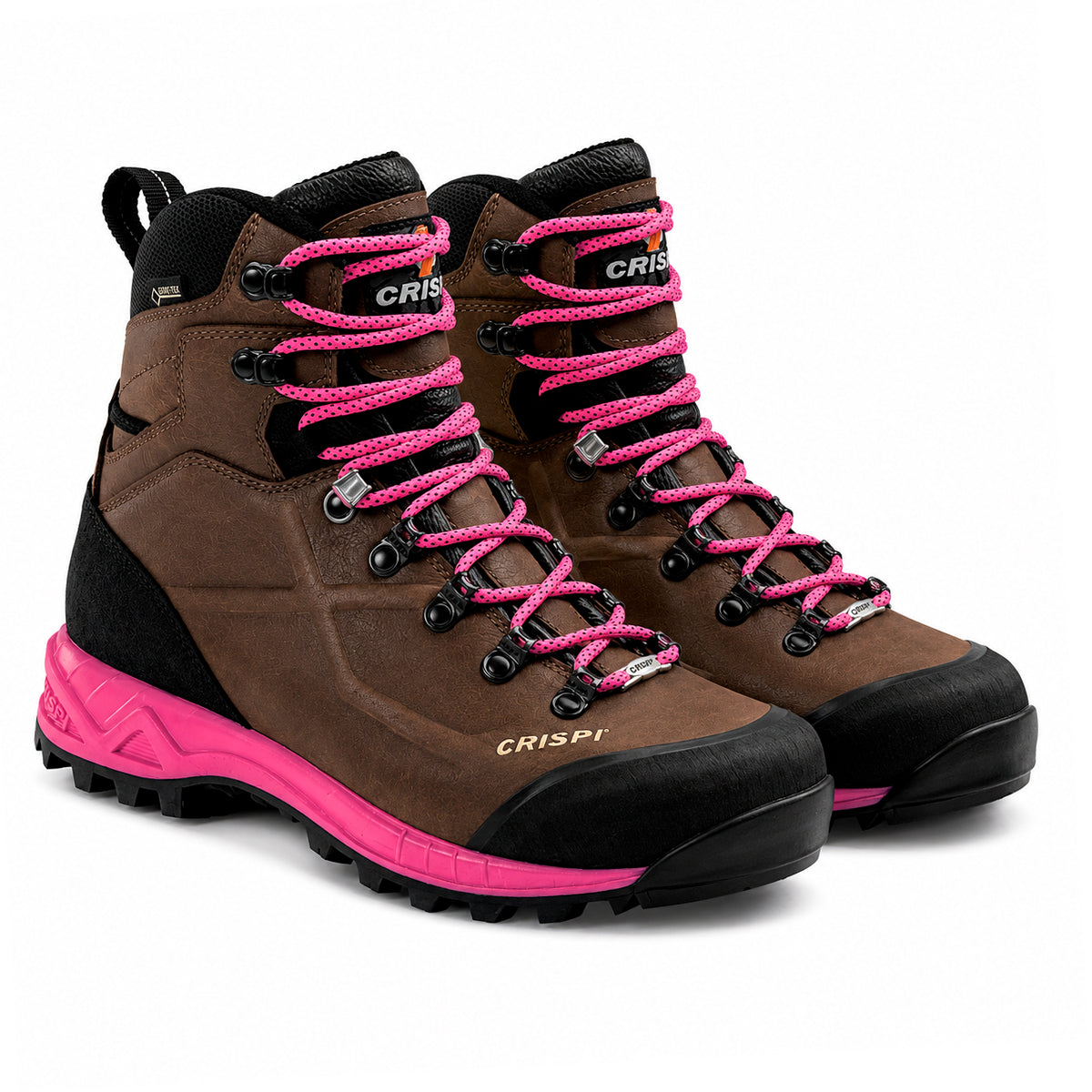 Botas de caza CRISPI Valdres S.E. GTX Brown Magenta Gore-Tex