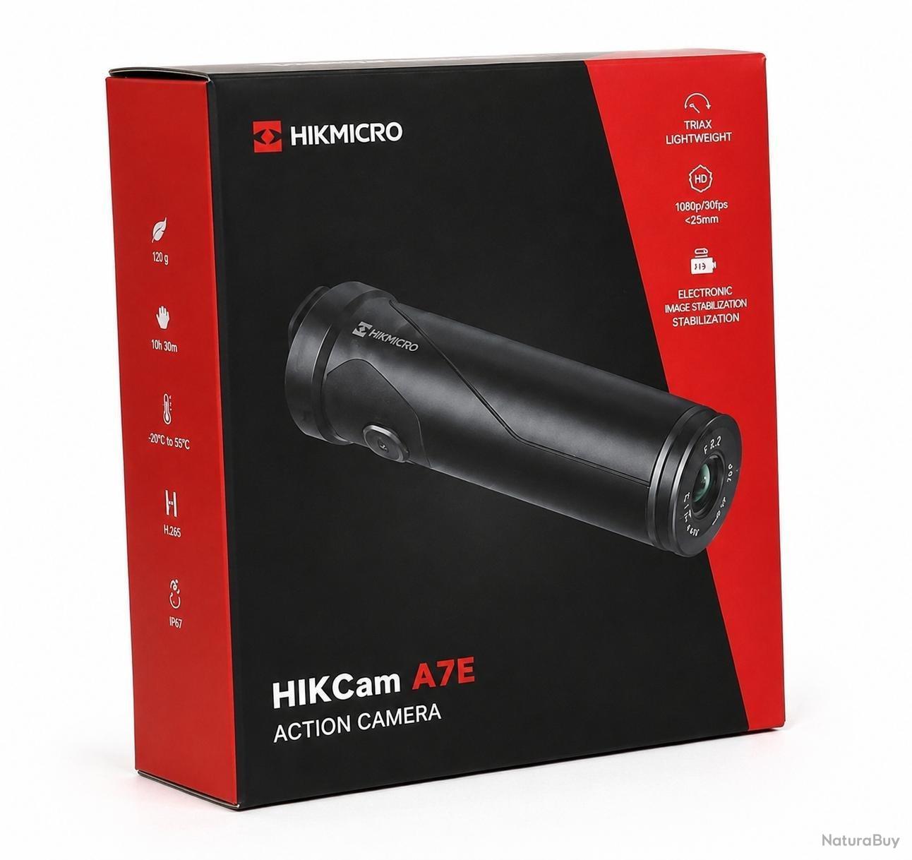 Cámara de acción HIKMICRO HIKCAM A7E 4K para caza y tiro