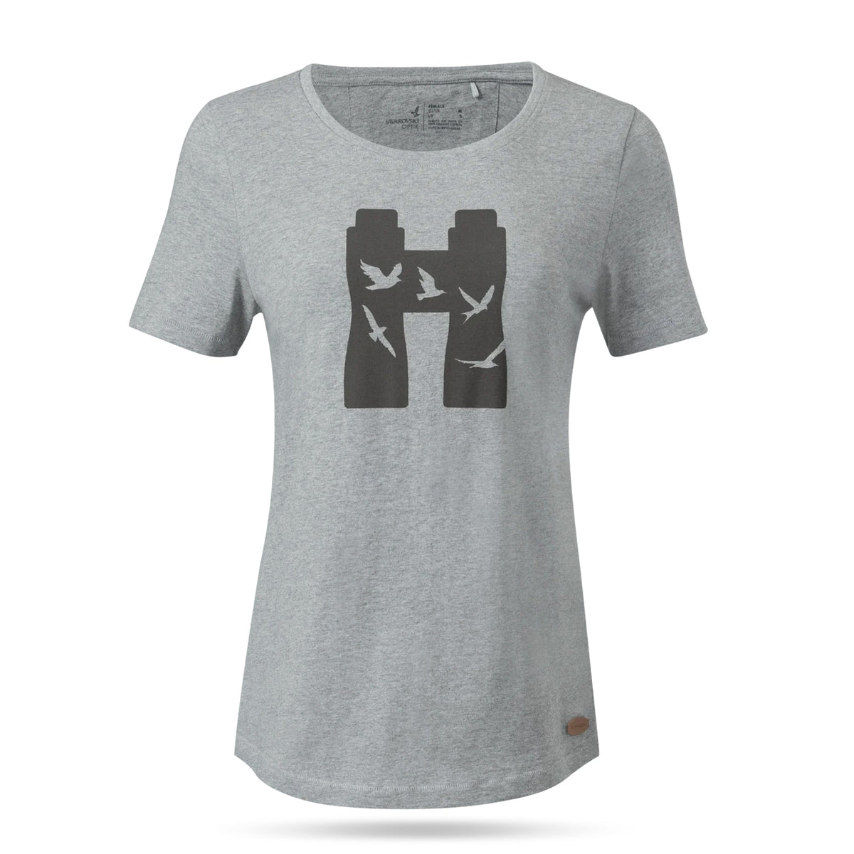 Camiseta Birds para mujer Swarovski Optik TSB - Gris