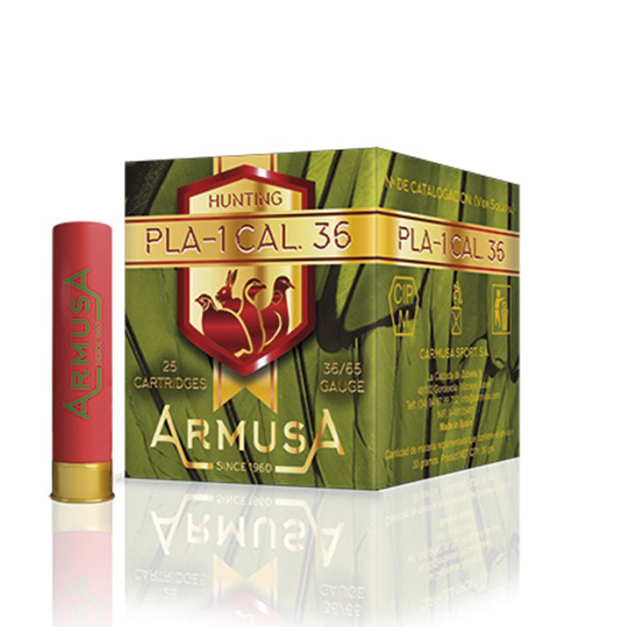 Cartuchos de caza ARMUSA PLA-1 - Calibre 36