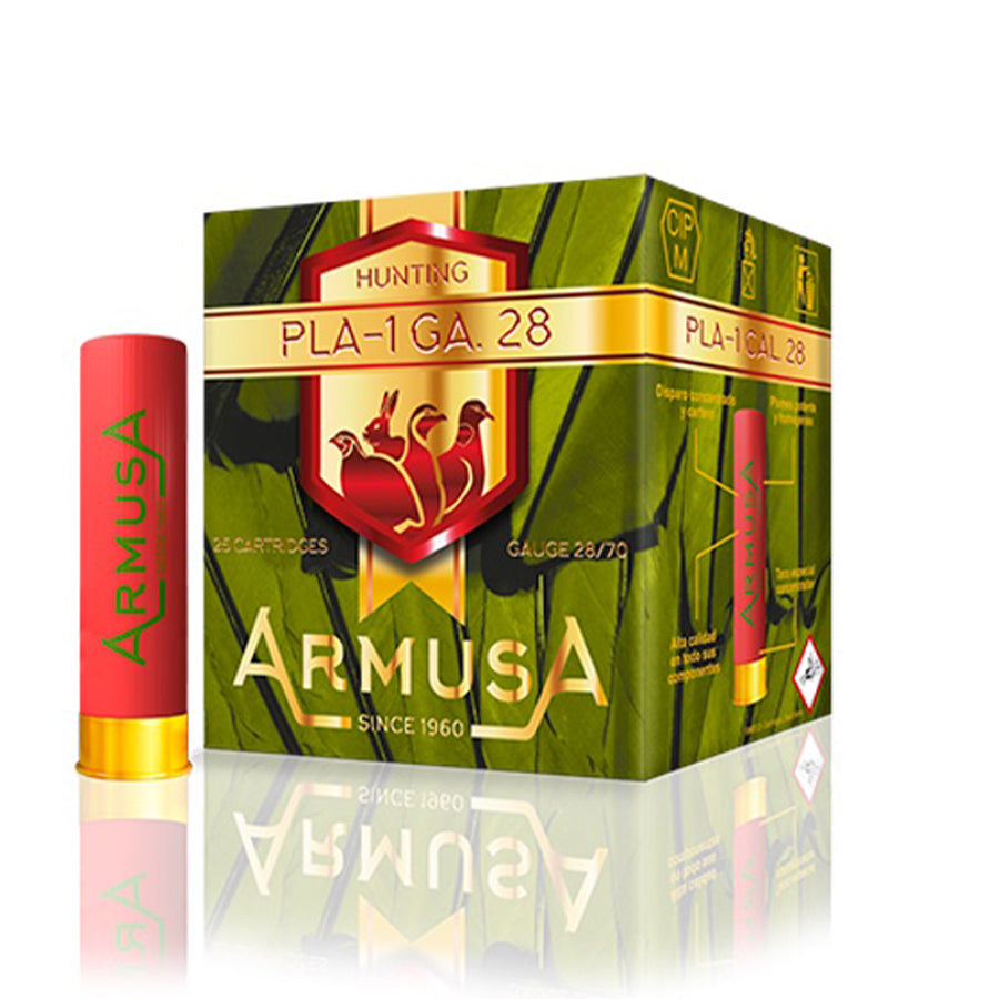 Cartuchos de caza ARMUSA PLA-1 - Calibre 28