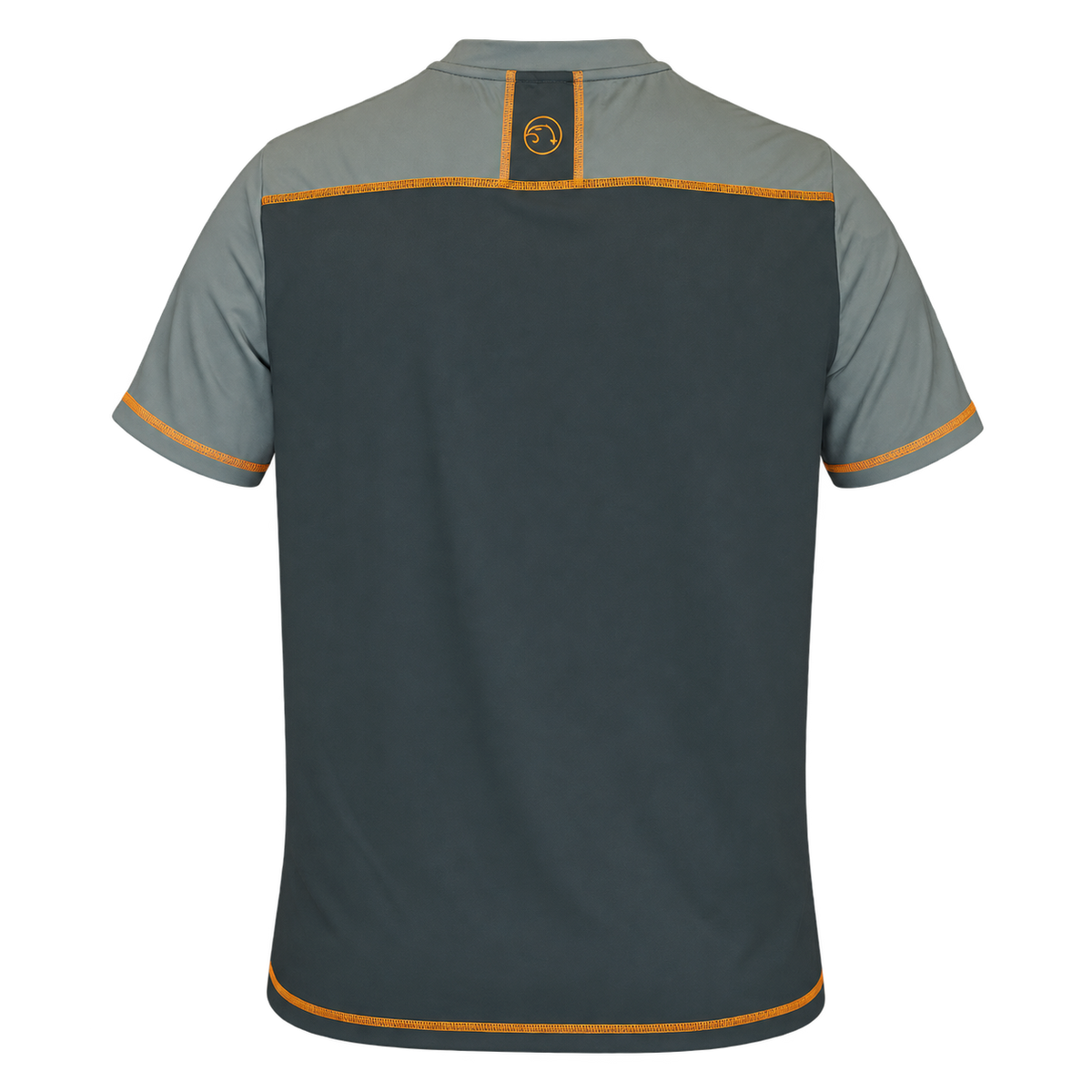Camiseta técnica Benisport Arnica bicolor caqui, vista trasera