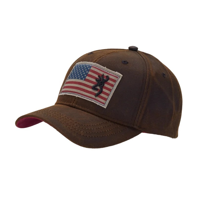 Gorra BROWNING Liberty WAX marrón