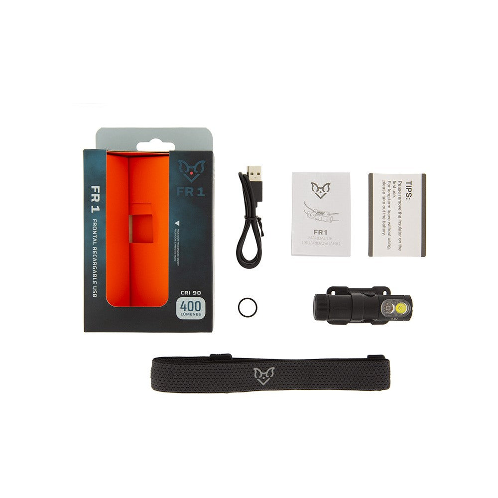 Linterna frontal Bat Vision FR1 400LUM. + Led Rojo
