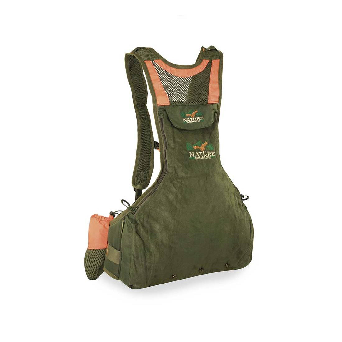 Chaleco-mochila de caza Nature by Marsupio Suede Land 15L