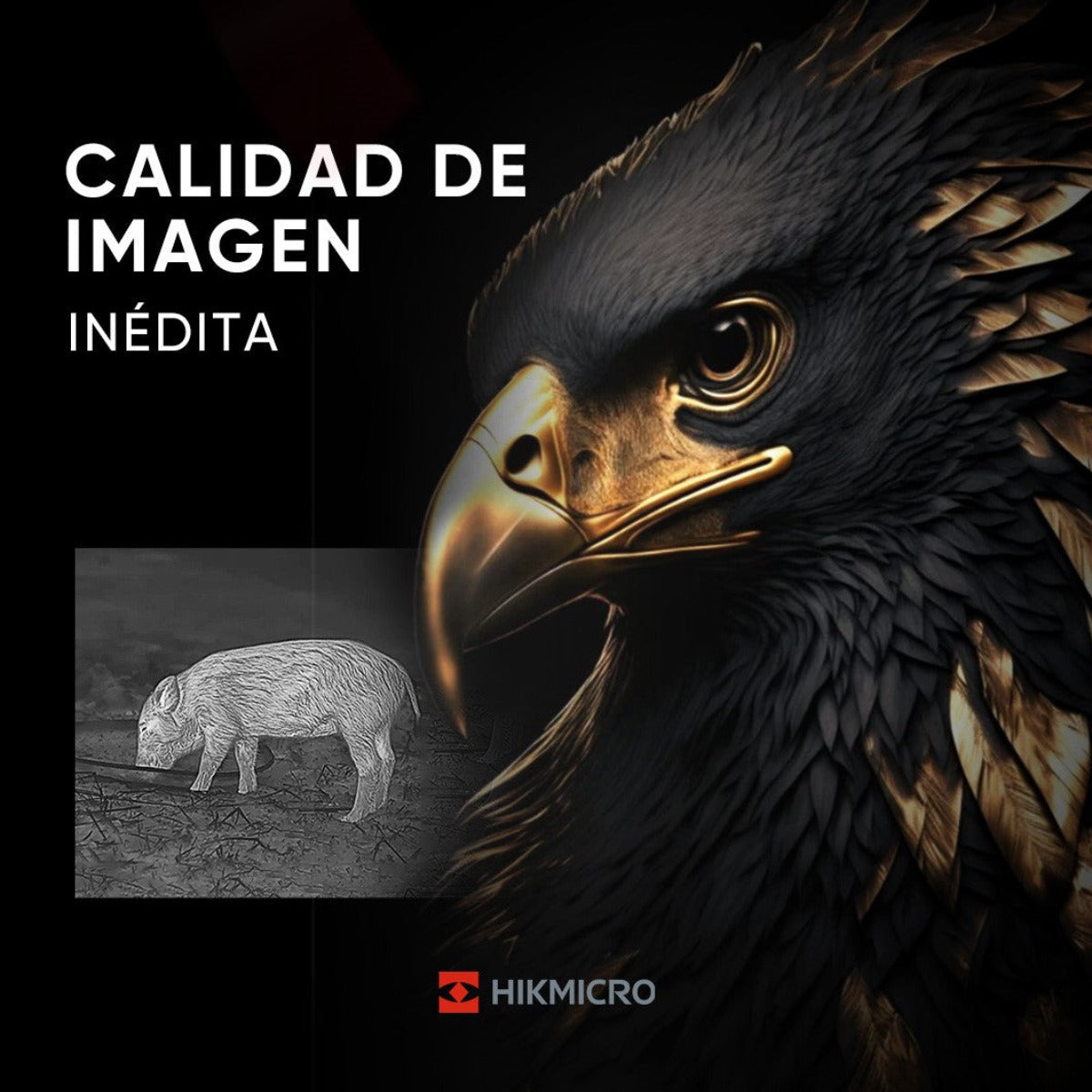 Monocular térmico HIKMICRO Condor CH35L con telémetro láser