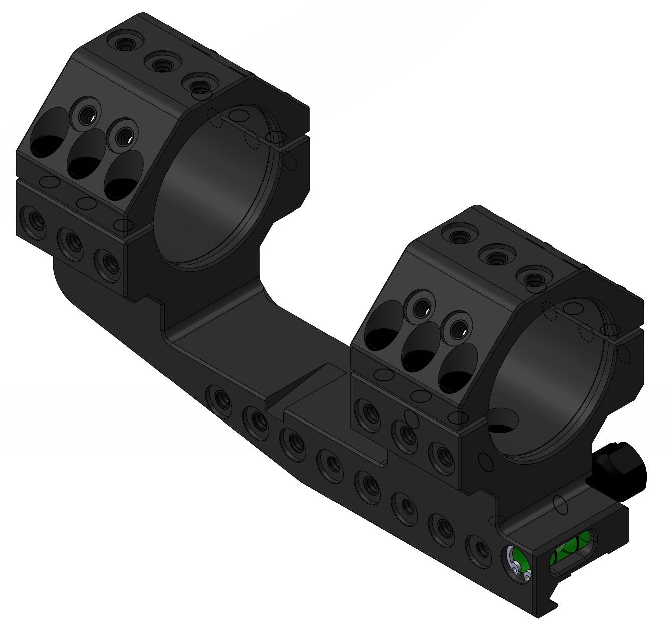 Montura APEL German Tactical Mount para Picatinny - 34mm. altas BH21 KR70