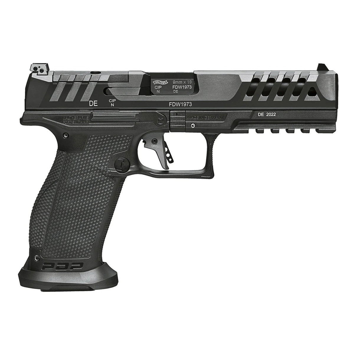 Pistola Semiautomática WALTHER PDP Match Polymer 5" 9mm