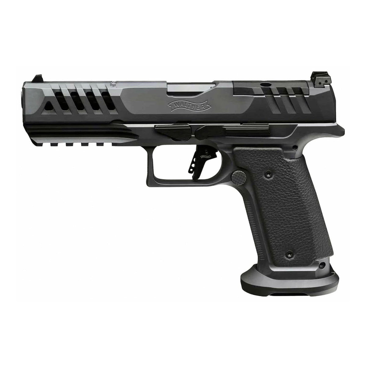 Pistola Semiautomática WALTHER PDP SF Match 5" OR Cavalier Gray 9mm