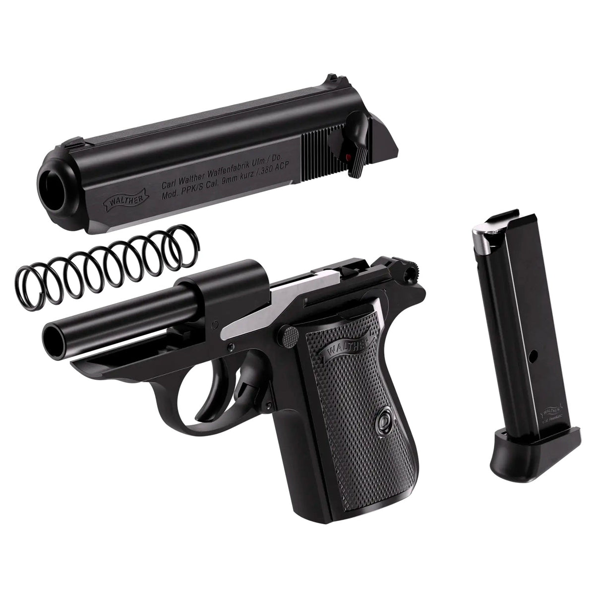 Pistola Semiautomática WALTHER PPK/S 3.3" .22 LR