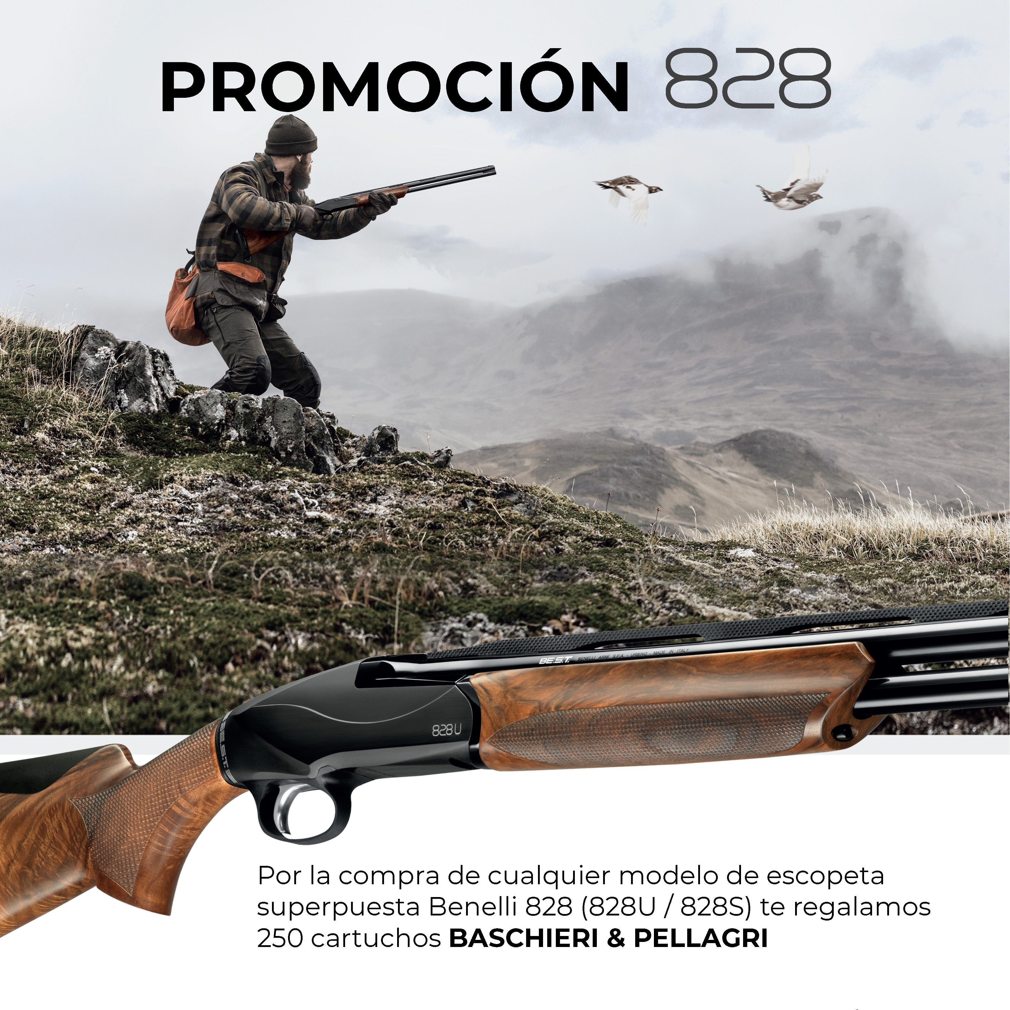 Escopeta Benelli 828U Limited Edition