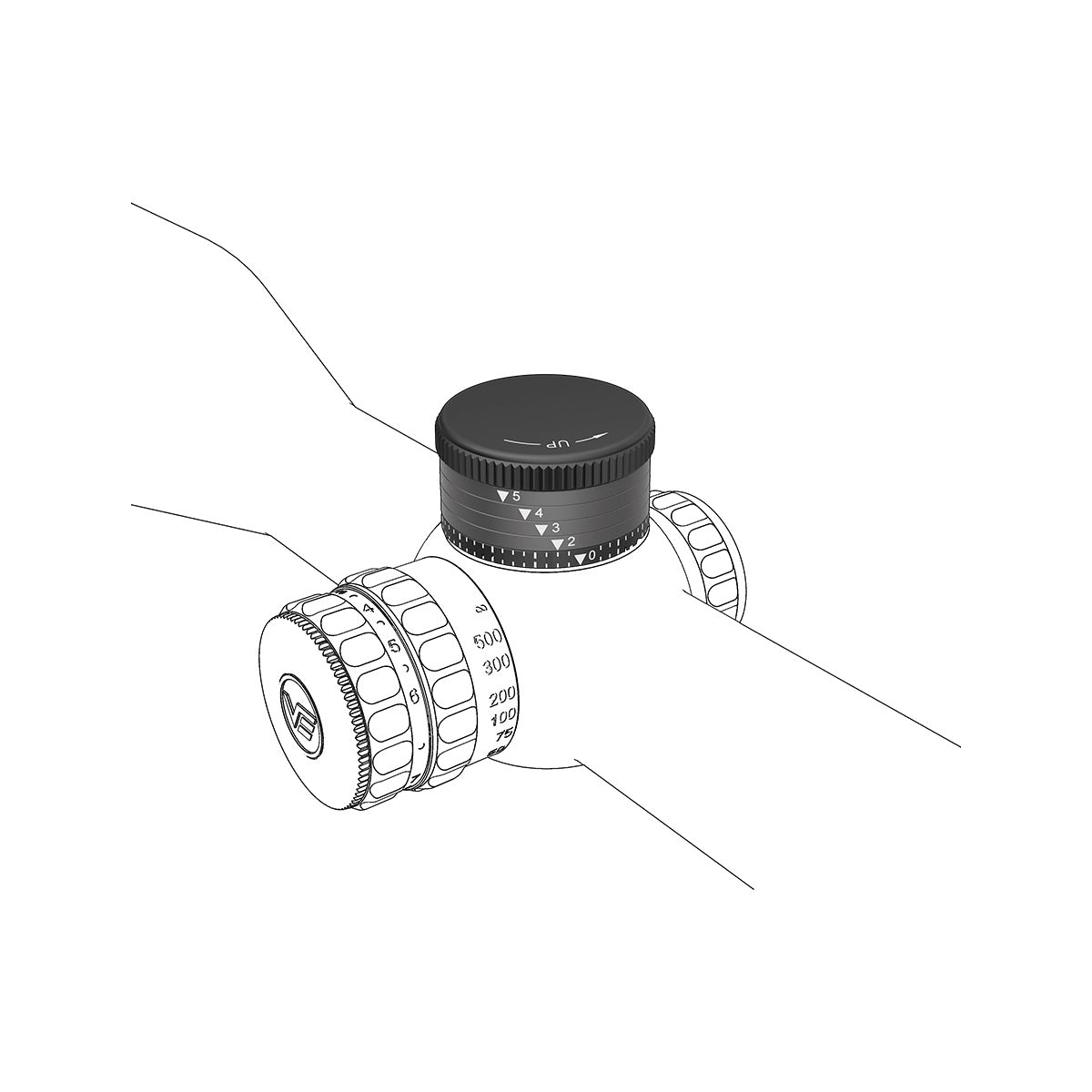 Torreta Balistica Continental Vector Optics Hunting Scope