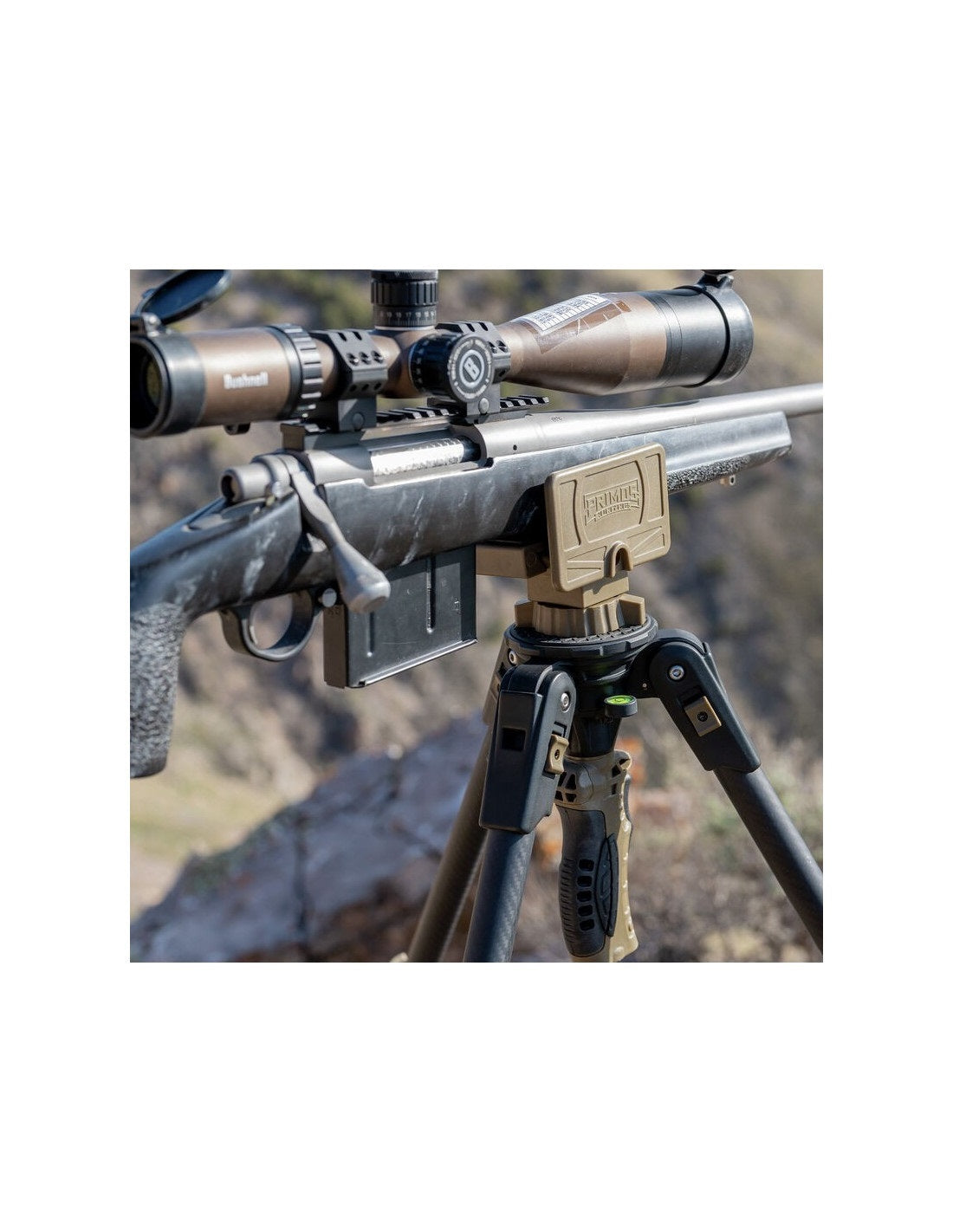 Trípode Primos Trigger Stick Apex de fibra de carbono